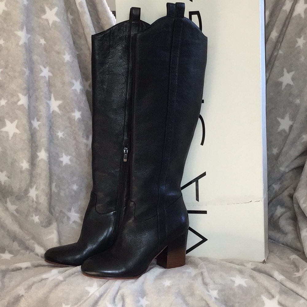 Via spiga babe knee high leather boots